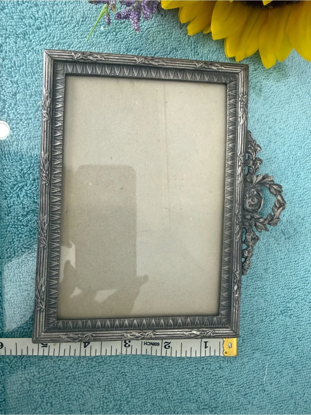 Antique-Style Silver Ornamental Picture Frame - Home Accents